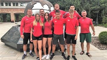 Tatán készültek a versenyekre a hevesi atléták