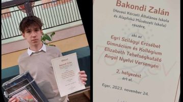 Angol nyelvi versenyen ért el dobogós helyezést a körzetis diák