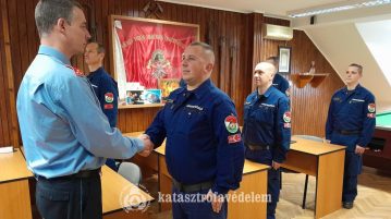Tizenöt éve szolgálnak a hevesi katasztrófavédelmi őrs dicséretben részesült tűzoltói