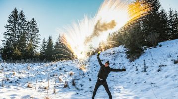 Szenzációs képek születtek a fagyos Vörösmeteor-töbörben! (fotókkal)