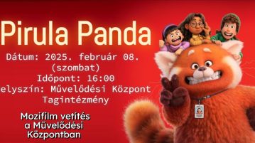 Mozifilm vetítés a Művelődési Központban: Pirula panda