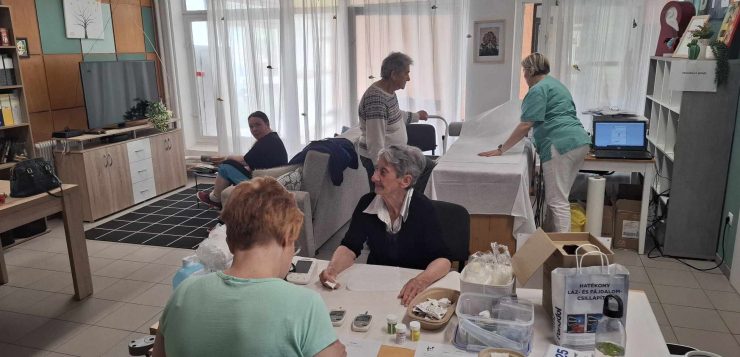 Egészségnap a hevesi Új Esély Központban: Szűrésekkel a megelőzésért