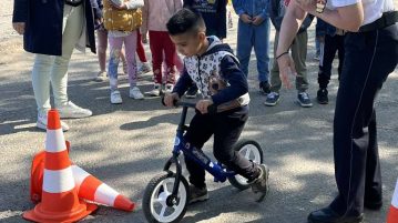 Mini KRESZ program óvodásoknak Heves vármegyében, városunkban (fotókkal)