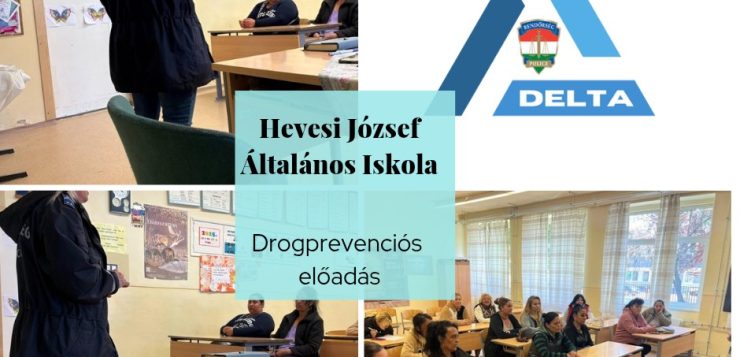 Drogprevenciós előadás szülőknek a hevesi iskolában