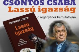 Csontos Csaba: Lassú igazság – Könyvbemutató premier városunkban