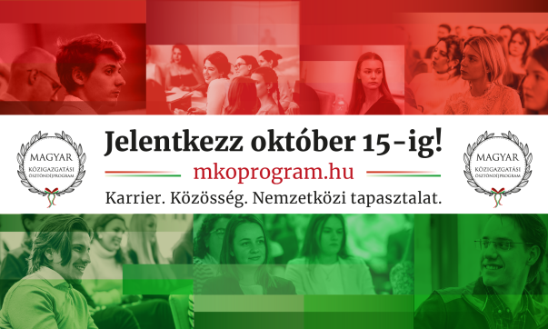 Még lehet jelentkezni a Magyar Közigazgatási Ösztöndíjprogram 2026-os évfolyamába