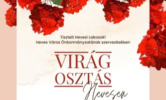 Muskátlit ajándékoz a városvezetés a hevesi polgároknak