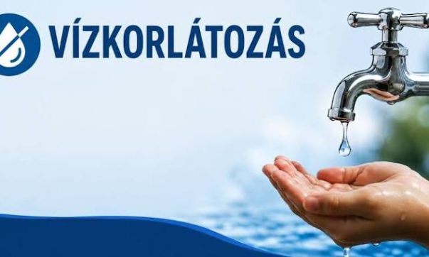 Életbe lép az I. fokú vízkorlátozás